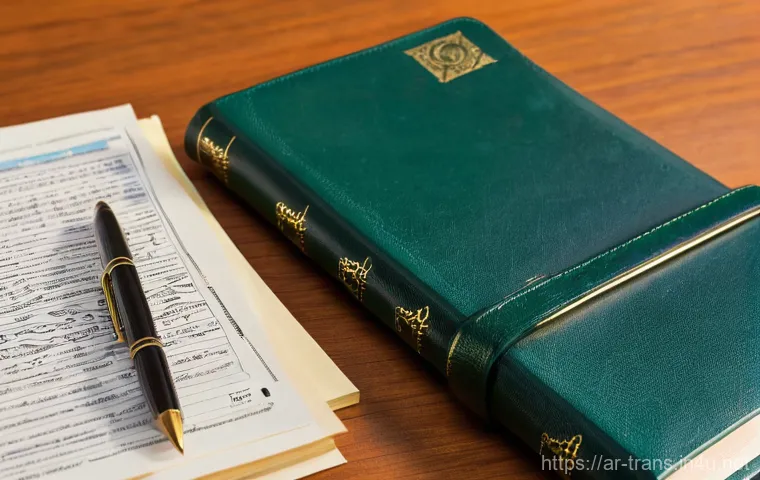 번역사 자격증 실기시험 준비물 - **Mental Preparation and Focus**
    A calm and focused young adult, of Middle Eastern descent, is s...