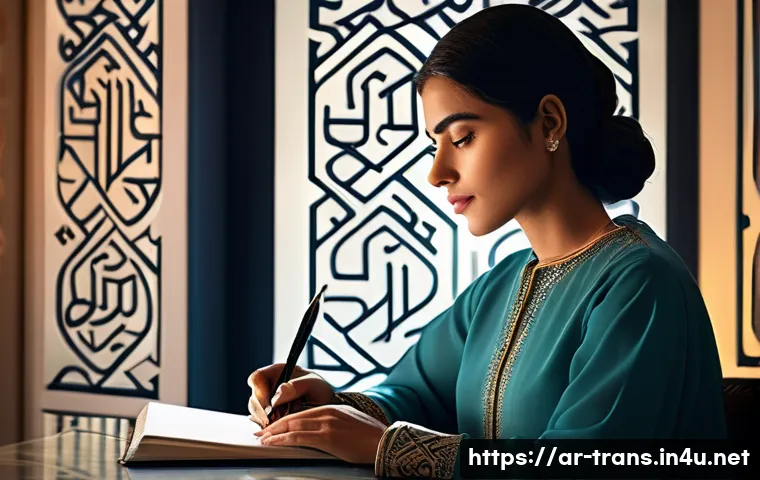 번역사 자격증 시험의 필수 문항 분석 - **Prompt 1: The Soul of Translation**
    "A highly focused, professional female translator, of dive...